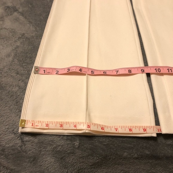 Bebe Ivory Triple Side Stitch Pants- New - Sz 0 - Picture 9 of 13